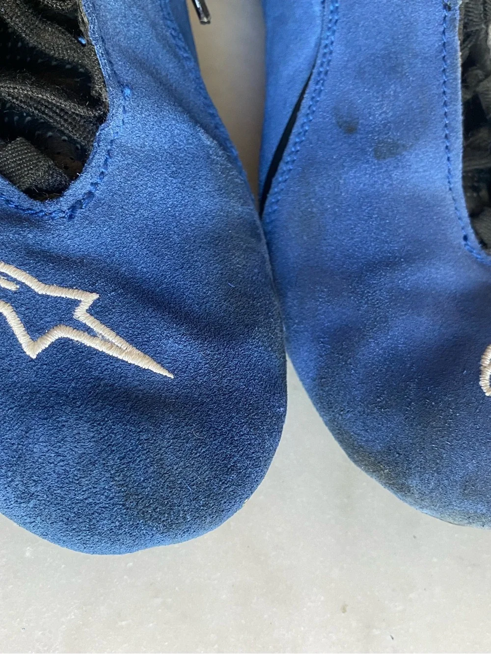 Alpinestars SP Nomex Racing Shoe Size 10.0 Blue/Black SFI